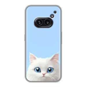 Чехол на тематику: Коты для Nothing Phone 2a (Белый кот)