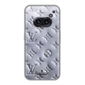 Текстурный Чехол Louis Vuitton для Насинг Фон 2а (Белый ЛВ)