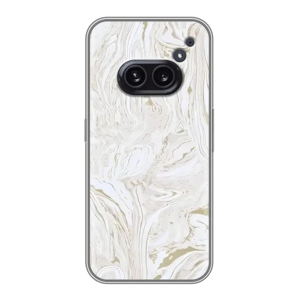 Чехол с рисунком «белый мрамор» для Nothing Phone 2a Чехол с рисунком «белый мрамор» для Nothing Phone 2a