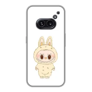Чехол с принтом Лабубу для Nothing Phone 2a (Бежевый Лабубу)