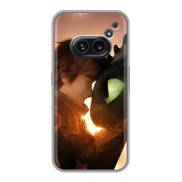 Чехол с рисунком «Беззубик и Иккинг» для Nothing Phone 2a Чехол с рисунком «Беззубик и Иккинг» для Nothing Phone 2a