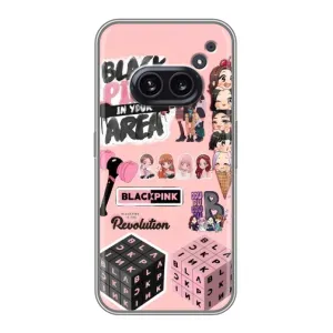 Чехлы с картинкой для Nothing Phone 2a (BLACK PINK коллаж)