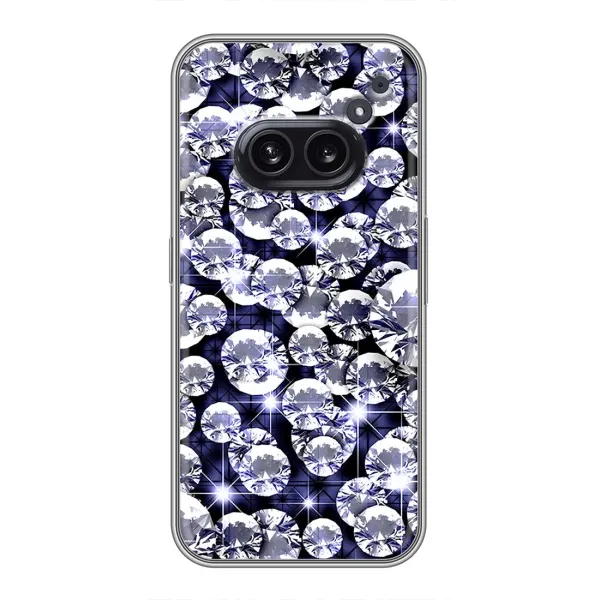 Чехол с рисунком «Бриллианты» для Nothing Phone 2a Чехол с рисунком «Бриллианты» для Nothing Phone 2a