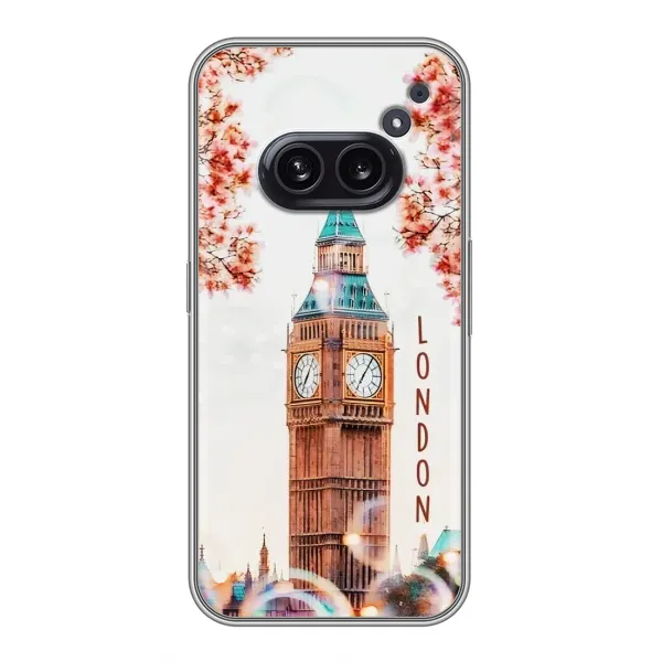 Чохол з малюнком «Годинник Лондон» для Nothing Phone 2a Чохол з малюнком «Годинник Лондон» для Nothing Phone 2a