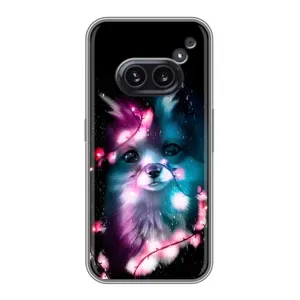 Чехол с Лисичкой для Nothing Phone 2a (Черная Лиса)
