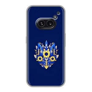 Чохол Укр Символіка для Nothing Phone 2a (Квітучий Герб)