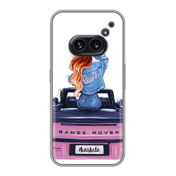 Чехол с рисунком «Девушка на машине» для Nothing Phone 2a Чехол с рисунком «Девушка на машине» для Nothing Phone 2a