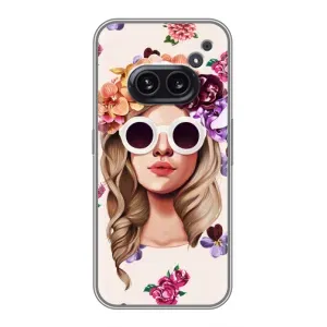 Чехол с картинкой Модные Девчонки Nothing Phone 2a (Девушка в очках)
