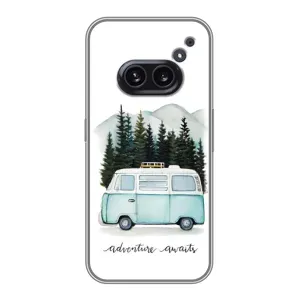Силиконовый бампер с картинкой машины на Nothing Phone 2a