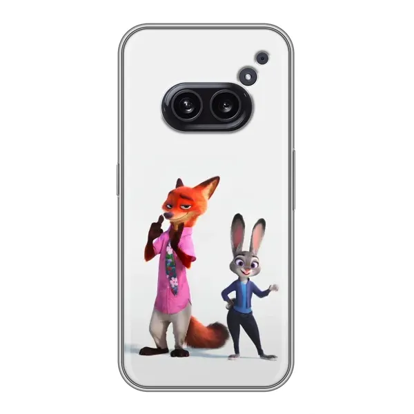 Чехол с рисунком «Джуди и Ник» для Nothing Phone 2a Чехол с рисунком «Джуди и Ник» для Nothing Phone 2a