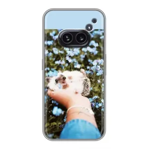 Чехлы с изображением разных животных для Nothing Phone 2a (Ежик на руках)