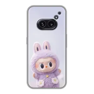 Чехол с принтом Лабубу для Nothing Phone 2a (Фиолетовый Лабубу)