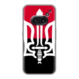 Чехлы УПА (Красно-Чёрный) на Nothing Phone 2a (Герб Украины)