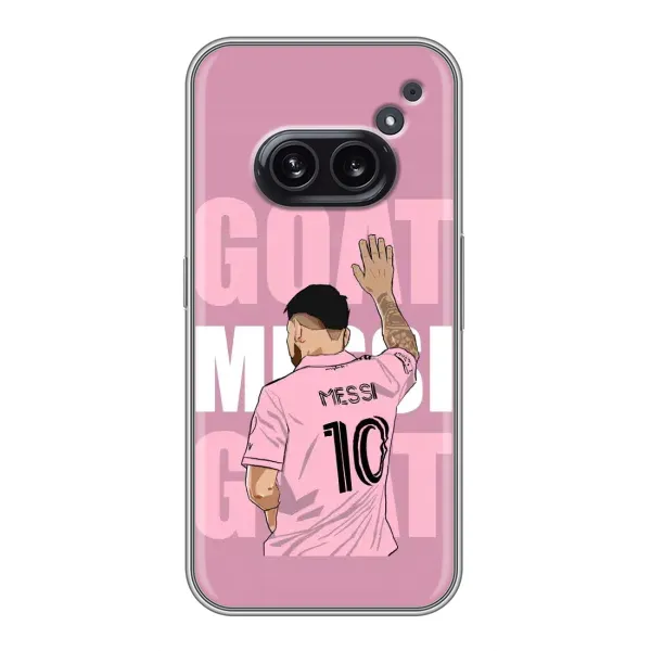 Чехол с рисунком «GOAT MESSI» для Nothing Phone 2a Чехол с рисунком «GOAT MESSI» для Nothing Phone 2a