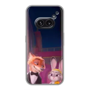 Силиконовый чехол с принтом Зоотрополіс для Nothing Phone 2a (Главные герои)