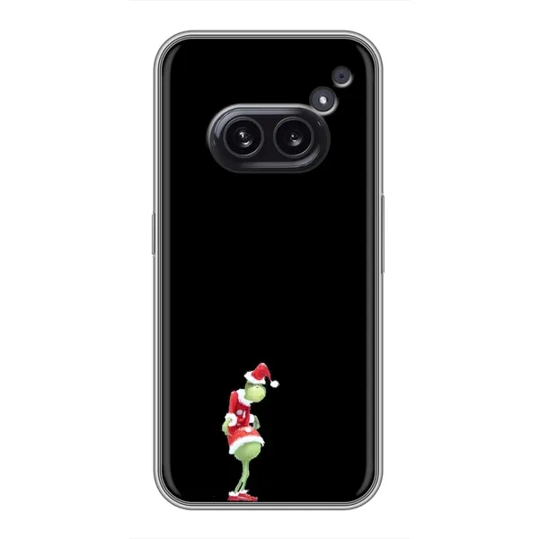 Чехол с рисунком «Гринч на чорном» для Nothing Phone 2a Чехол с рисунком «Гринч на чорном» для Nothing Phone 2a
