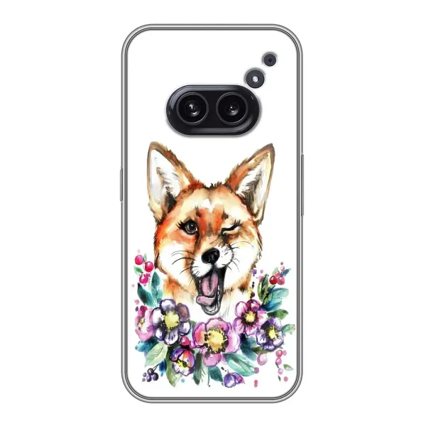 Чехол с рисунком «Хитрая лиса» для Nothing Phone 2a Чехол с рисунком «Хитрая лиса» для Nothing Phone 2a