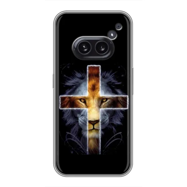 Чехол с рисунком «Иисус Лев» для Nothing Phone 2a Чехол с рисунком «Иисус Лев» для Nothing Phone 2a