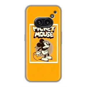 Чехлы с принтом Микки Маус на Nothing Phone 2a (Испуганный Микки)
