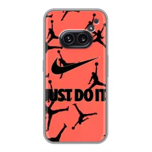 Силиконовый Чехол Nike Air Jordan на Насинг Фон 2а (Just Do It)