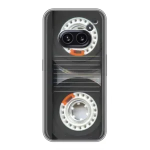 Чехол с Прикольным принтом на Nothing Phone 2a (Кассета магнитофона)