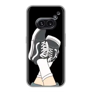 Чехол с Прикольным принтом на Nothing Phone 2a (Кеды)