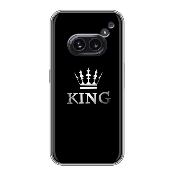 Чехол с рисунком «KING» для Nothing Phone 2a Чехол с рисунком «KING» для Nothing Phone 2a