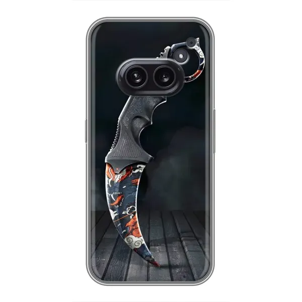 Чохол з малюнком «Кинжал КС ГО» для Nothing Phone 2a Чохол з малюнком «Кинжал КС ГО» для Nothing Phone 2a