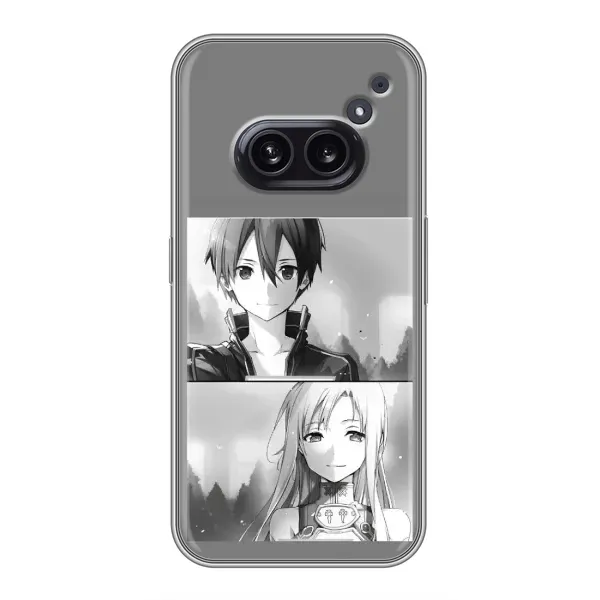 Чехол с рисунком «Кирито-Асуна» для Nothing Phone 2a Чехол с рисунком «Кирито-Асуна» для Nothing Phone 2a