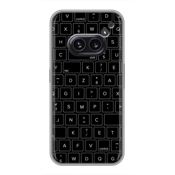 Чехол с рисунком «Клавиатура» для Nothing Phone 2a