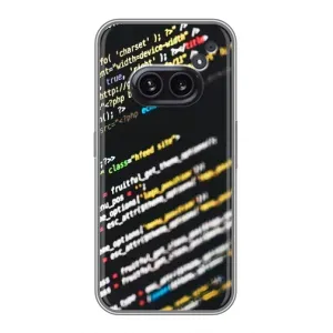 Чехол с рисунком «Код» для Nothing Phone 2a
