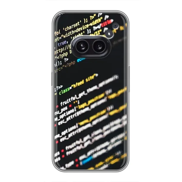 Чехол с рисунком «Код» для Nothing Phone 2a