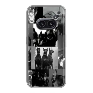 Чехол ДОБЕРМАН для Nothing Phone 2a (Коллаж Доберман)