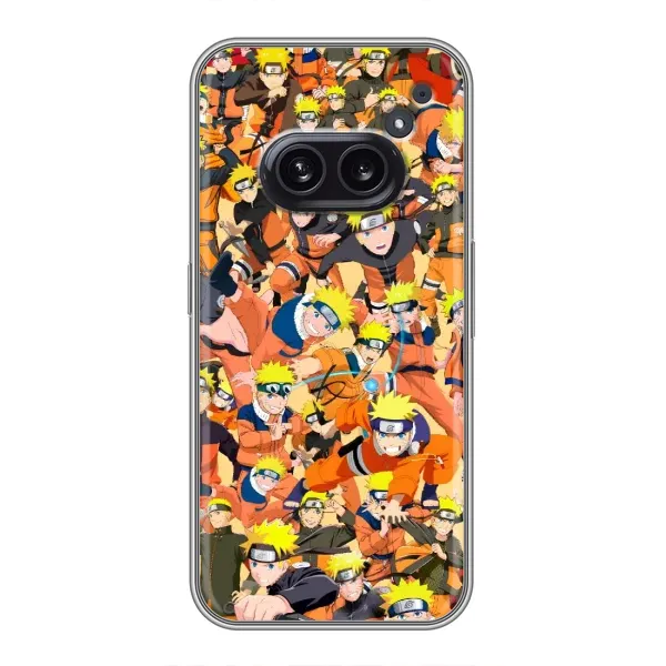 Чехол с рисунком «Коллаж Наруто» для Nothing Phone 2a Чехол с рисунком «Коллаж Наруто» для Nothing Phone 2a
