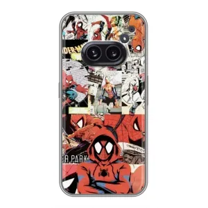 Чехол Супергерой Человека Паука на Nothing Phone 2a (Комикс Паука)