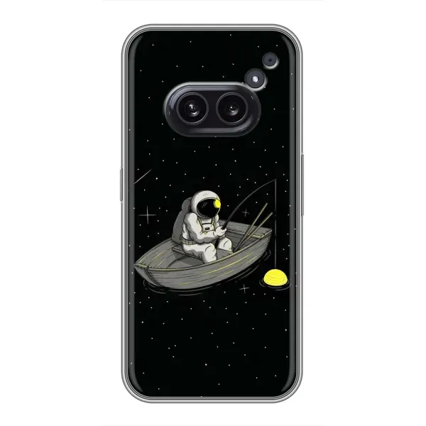 Чехол с рисунком «Космонавт на рыбалке» для Nothing Phone 2a Чехол с рисунком «Космонавт на рыбалке» для Nothing Phone 2a