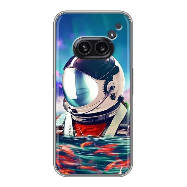 Чехол с рисунком «Космонавт в воде» для Nothing Phone 2a Чехол с рисунком «Космонавт в воде» для Nothing Phone 2a