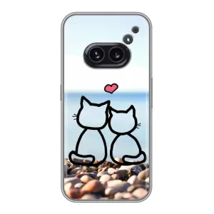 Силиконовые Чехлы Любимому человеку для Nothing Phone 2a (Котейки)