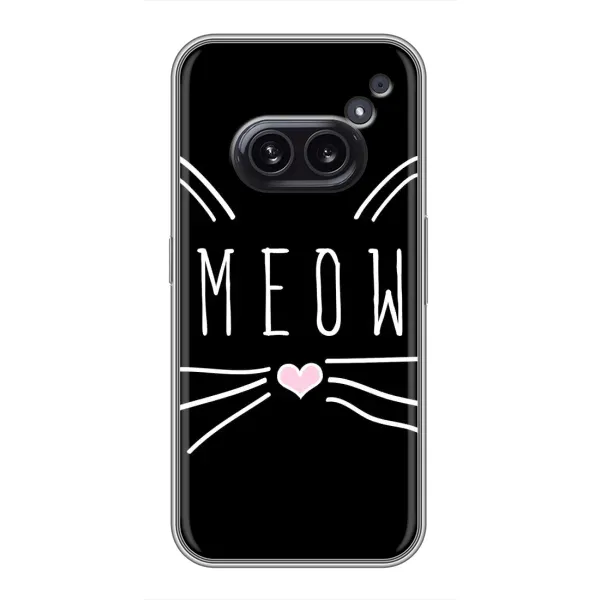 Чехол с рисунком «КОТИК MEOW» для Nothing Phone 2a Чехол с рисунком «КОТИК MEOW» для Nothing Phone 2a