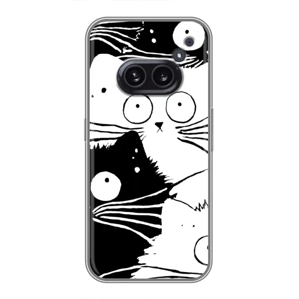 Чехол с рисунком «КОТИКИ» для Nothing Phone 2a Чехол с рисунком «КОТИКИ» для Nothing Phone 2a