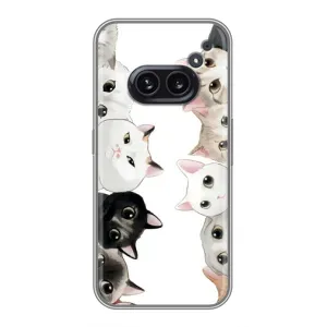 Силиконовый чехол с котиком для Nothing Phone 2a (Коты)