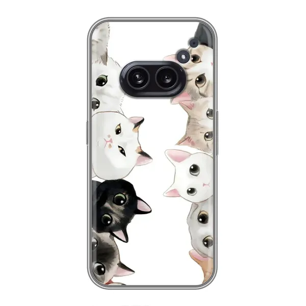 Чехол с рисунком «Коты» для Nothing Phone 2a