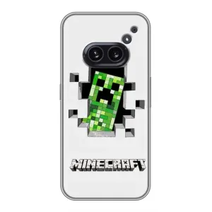 Чехлы для Nothing Phone 2a (Персонажи Майн Крафт) (Крипер)