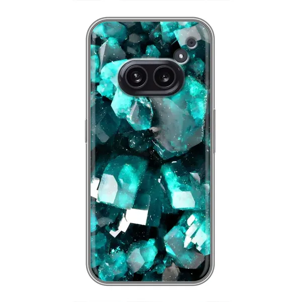 Чехол с рисунком «Кристалы» для Nothing Phone 2a Чехол с рисунком «Кристалы» для Nothing Phone 2a
