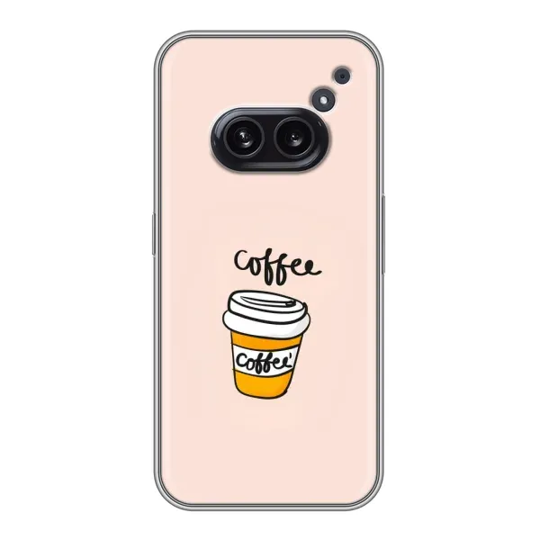Чехол с рисунком «Кружка кофе» для Nothing Phone 2a Чехол с рисунком «Кружка кофе» для Nothing Phone 2a