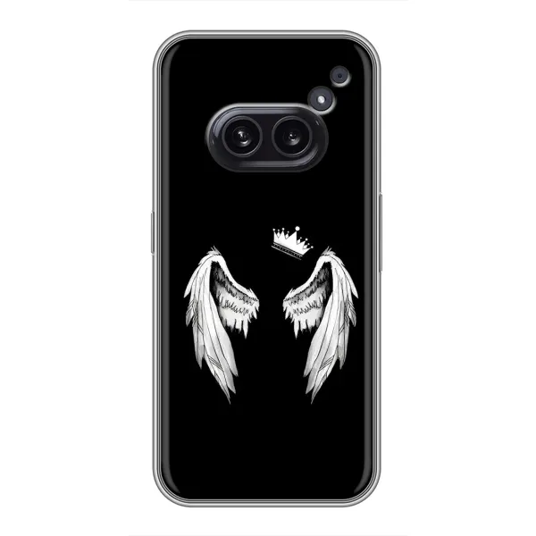Чехол с рисунком «Крылья и корона» для Nothing Phone 2a Чехол с рисунком «Крылья и корона» для Nothing Phone 2a