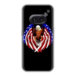 Чохол Прапор USA для Nothing Phone 2a (Крила США)