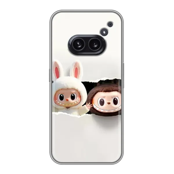 Чехол с рисунком «Фигурки Labubu» для Nothing Phone 2a