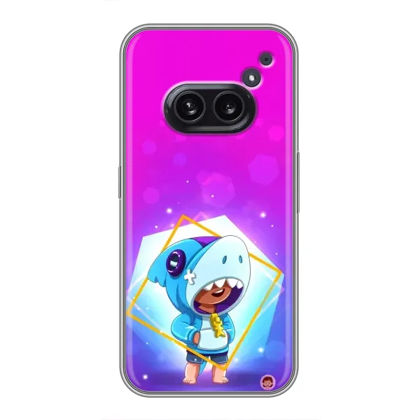 Чехол с рисунком «Леон в костюме Акулы» для Nothing Phone 2a