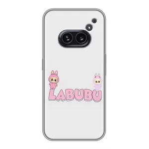 Чехол с принтом Лабубу для Nothing Phone 2a (Логотип Лабубу)